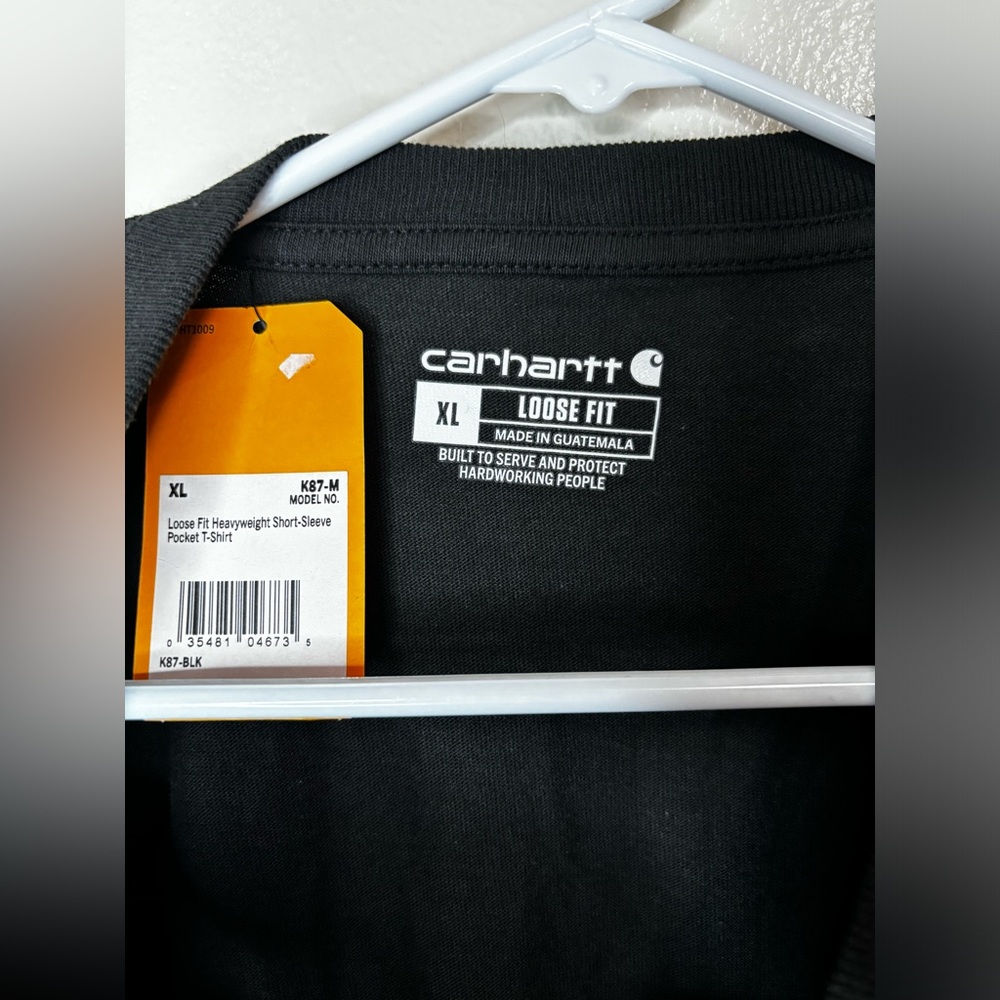 Men’s Carhartt Black XL Short Sleeve